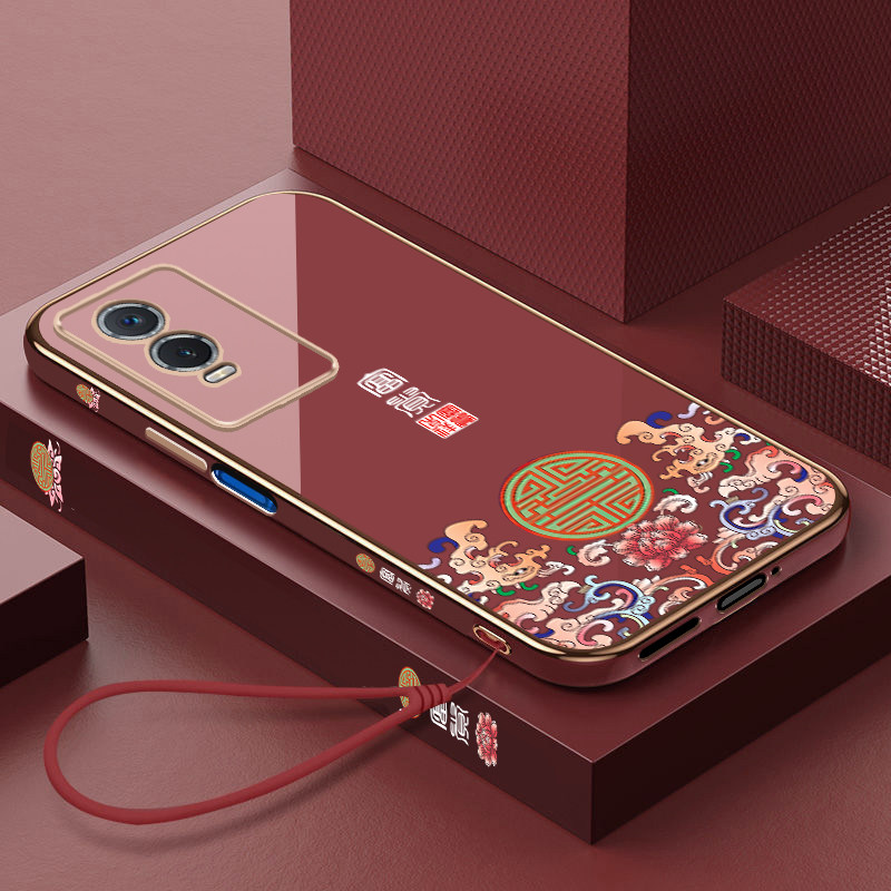 vivo手机壳中国风新款硅胶全包