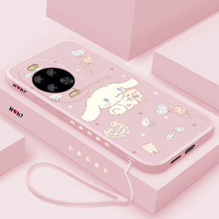 适用华为nova14pro手机壳新款直边卡通玉桂狗Nova14Ultra硅胶保护套novo14个性创意女款14活力版镜头全包防摔