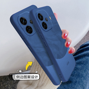 适用vivoiqooz9手机壳新款简约流沙纹理iQOOZ9X液态硅胶保护套爱酷z9turbo镜头全包防摔V2352A潮牌创意女款