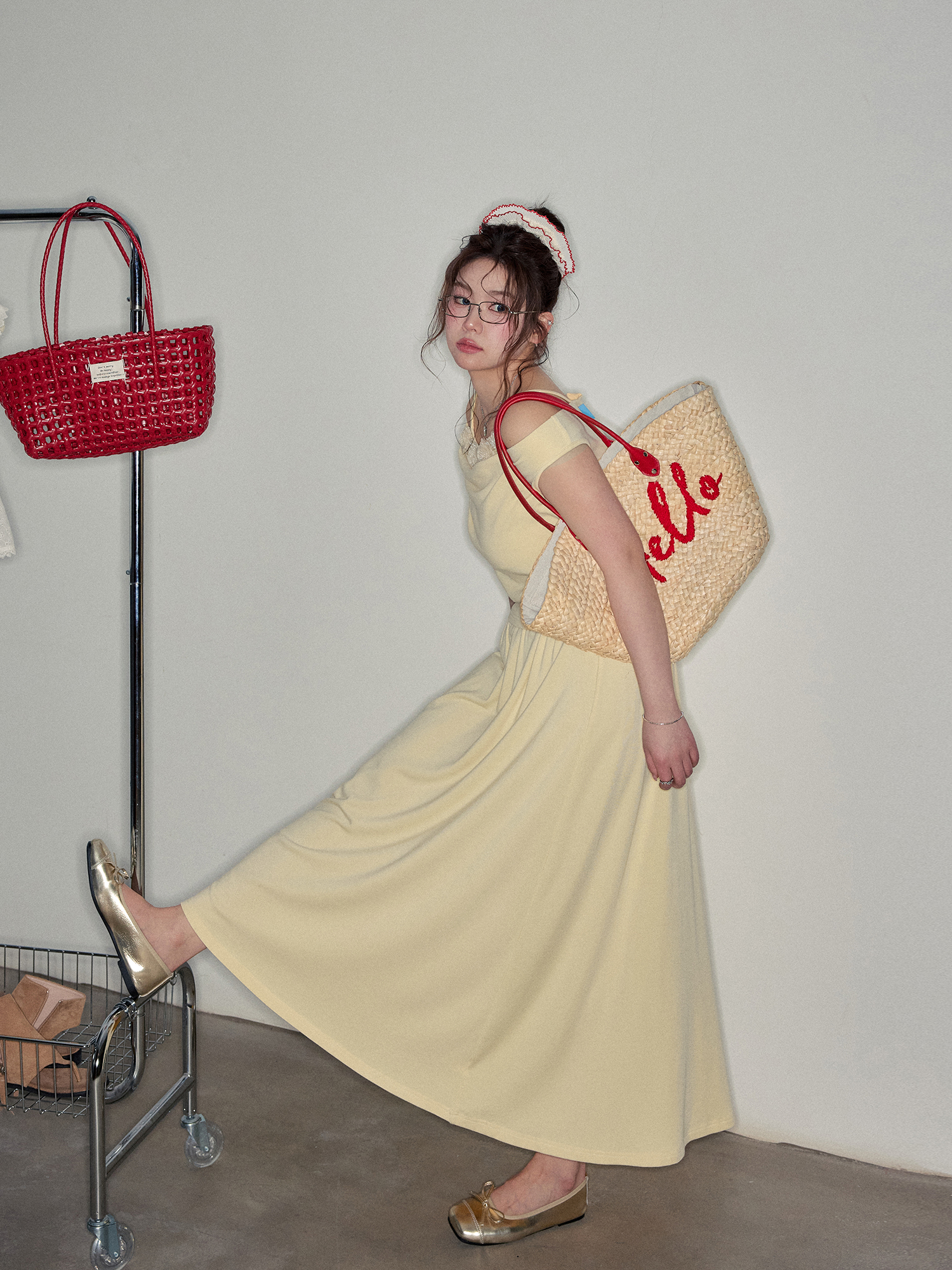 Summer New arrival Plus size Women's Fashion for Plus Size Girls Slimming Off-Shoulder Top Casual A-Line Skirt Suit