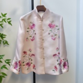 真丝老绣手工刺绣上衣外套 仅一件 现货 每款