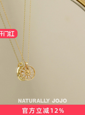 可旋转风车项链女轻奢小众设计感高级吊坠气质锁骨链2025新款爆款