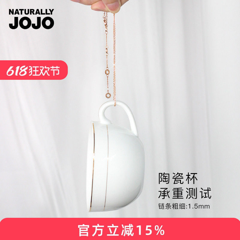 钛钢项链女锁骨链单链细链短彩金替换裸链玫瑰金链子无吊坠素链条