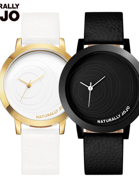 JOJO手表女韩版简约时尚潮流女士手表真皮带防水石英表女表