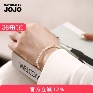 简约百搭白色仿珍珠精致蝴蝶手链女轻奢高级感设计法式甜美银手串