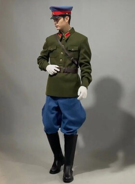 苏联政委二战喀秋莎演出套装包邮毛呢剧本杀舞蹈推理写真马裤表演