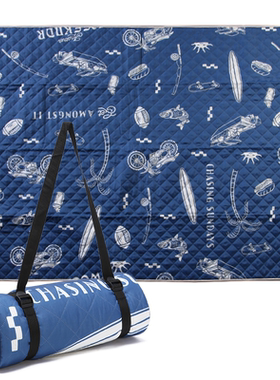 便携折叠野餐垫双面可用家居垫沙滩垫加厚防潮野餐垫（200x150cm