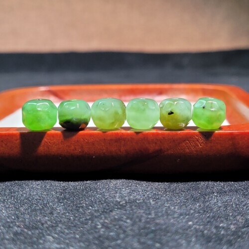 爆款天然乌蓝海碧玉无相珠直径10mm+手串配珠配饰单珠散珠diy