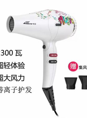 艾信K9负离子2300W大风力电吹风
