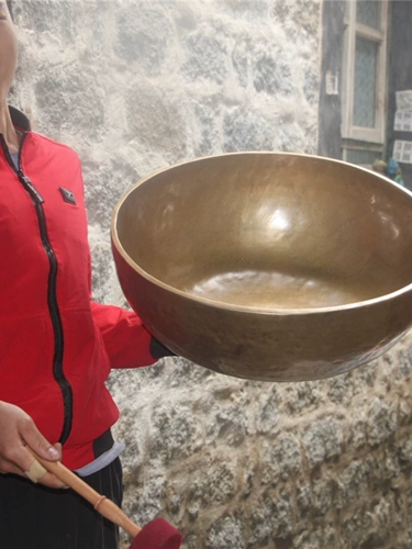 Тибетская песня чаша Профессиональная спа -звуковая чаша чаша Будда звуковая чаша полнолуние непальная медная ручная труба