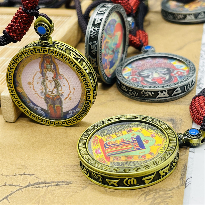 唐卡吊坠项链12生肖八大守护神