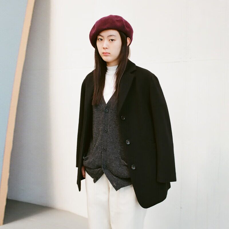 ��ӡ��Ʒ MUJI ��ë ������� ����ñ Ůñ�� �ﶬ ����ñ 100Ԫ