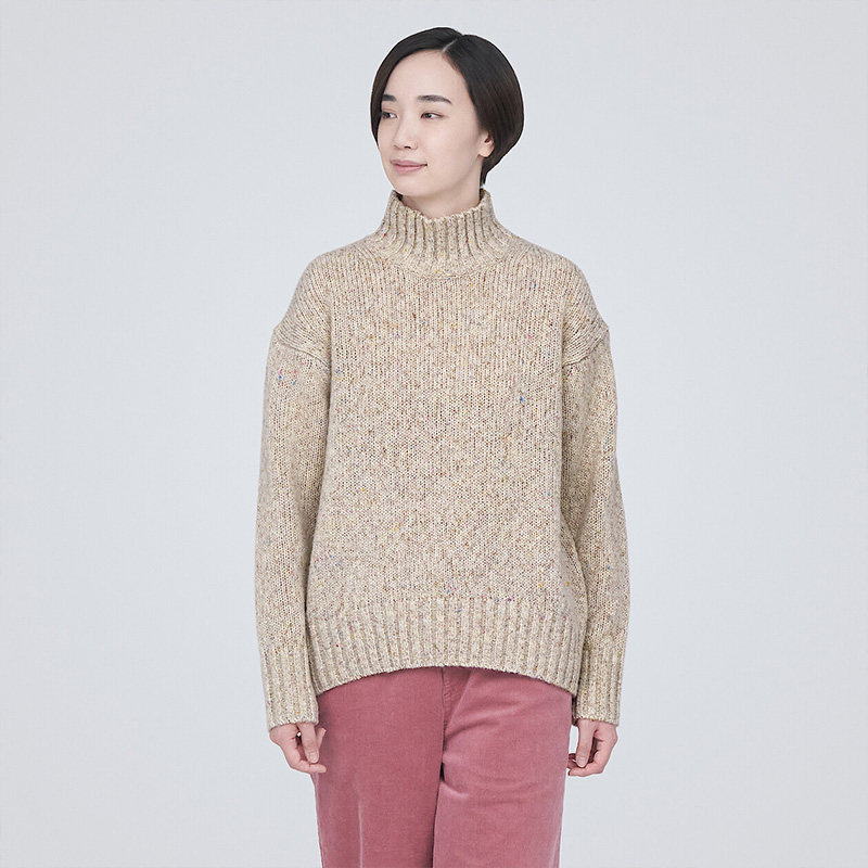 ��ӡ��Ʒ MUJI Ůʽ ��ë��� �����ë�� ������֯�� Ů��� 180Ԫ