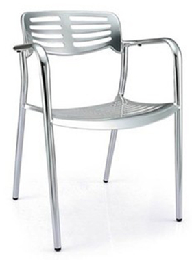 toledo chair 排骨铝合金户外餐厅北欧时尚简约火锅餐椅子热销