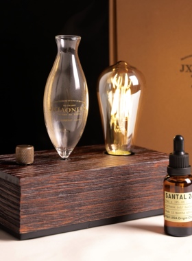 KONAN香薰台灯复古香薰机自动喷香扩散器精油冷香仪香氛灯扩香机