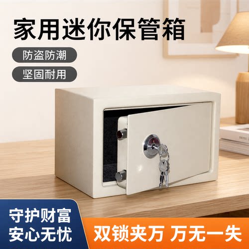 家用迷你机械双锁防盗防潮保管箱