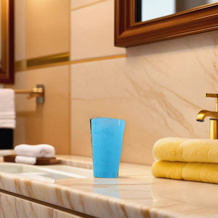 三美优家洗漱杯学生宿舍塑料刷牙杯家用浴室洗漱用品纯色漱口杯