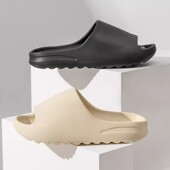 踩屎感拖鞋 男 eva防滑防臭YEEZY凉拖鞋 女夏季 情侣外穿沙滩拖鞋