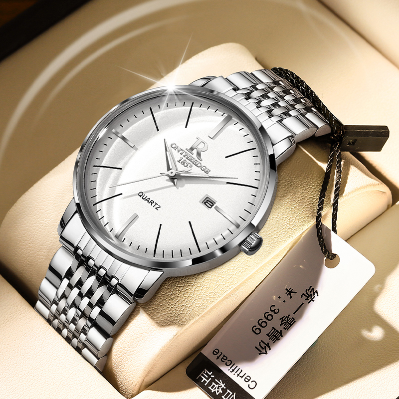 瑞士超薄男士手表正品防水机械