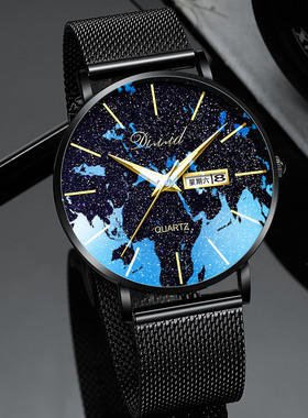 初中考试专用静音手表男款男士机械青少年高中学生住校可带进考场