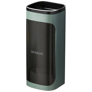 一次性杯子挂架自动取杯器家用挂壁式纸杯架创意水杯收纳家用架子