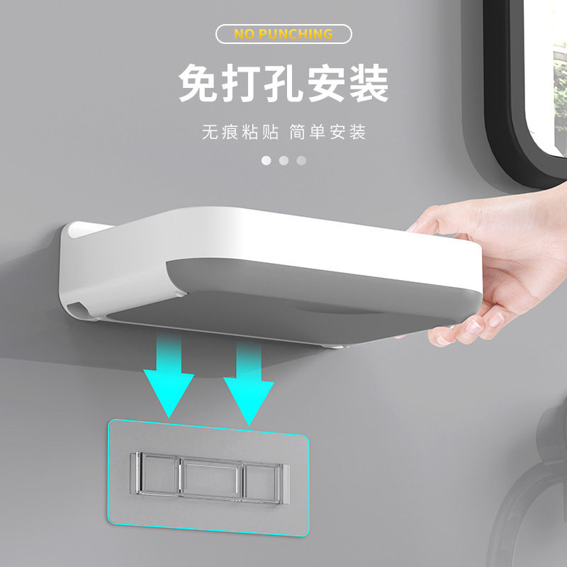 肥皂盒壁挂式沥水置物架