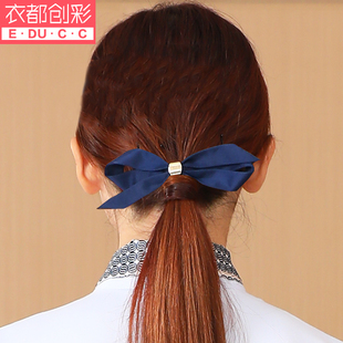 2023新中国移动工作服女士头花移动公司营业员工装发饰发箍发夹女