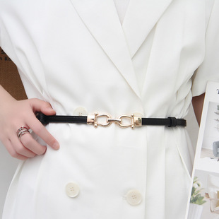 细腰带细款百搭女秋冬季2025新款配连衣裙子大衣毛衣收腰装饰皮带