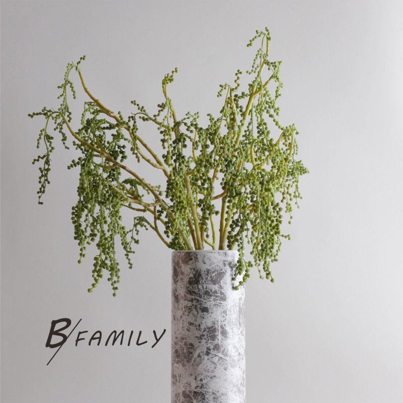 绿色果实插枝仿真花样板房售楼处