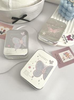 凯达ins隐形眼镜盒子便携美瞳盒伴侣护理多副装收纳jk6129两付装