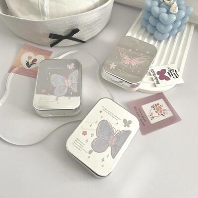 凯达ins隐形眼镜盒子便携美瞳盒伴侣护理多副装收纳jk6129两付装