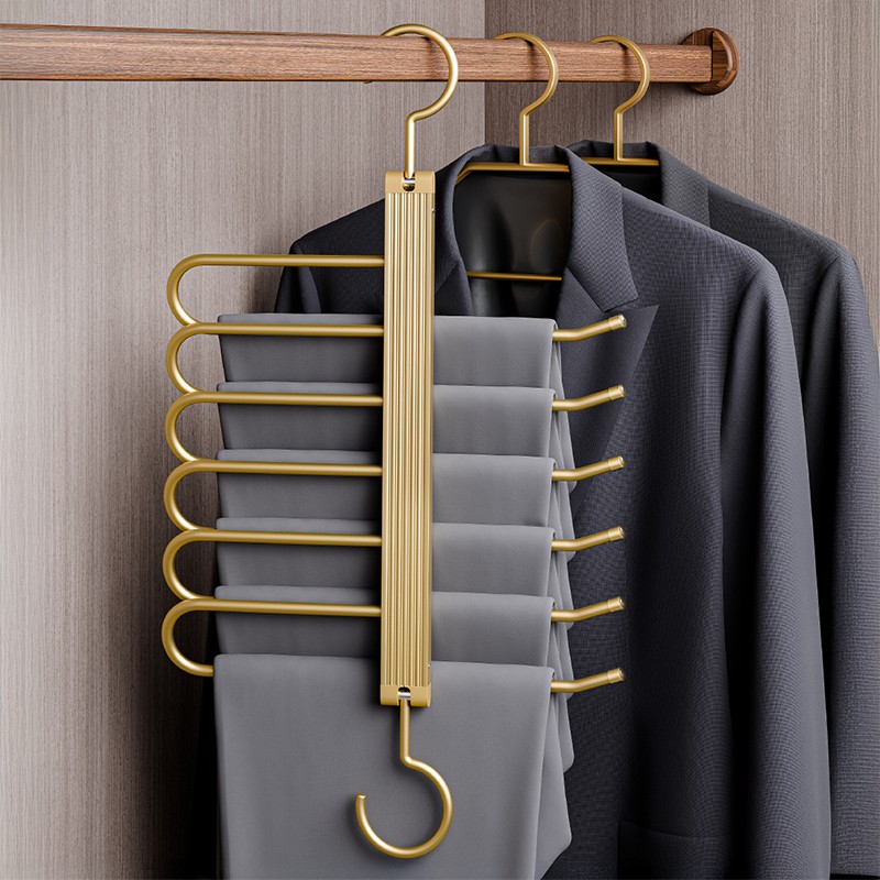 德国全铝裤子收纳神器高级轻奢