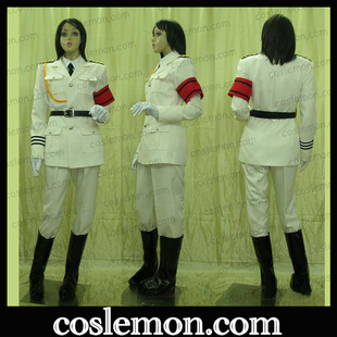 coslemon咎狗之血 Shiki 白色军装 cos服全套cosplay男女服装