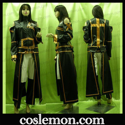 coslemon驱魔少年格雷少年克劳德/格劳得元帅金绿cos服男女服装