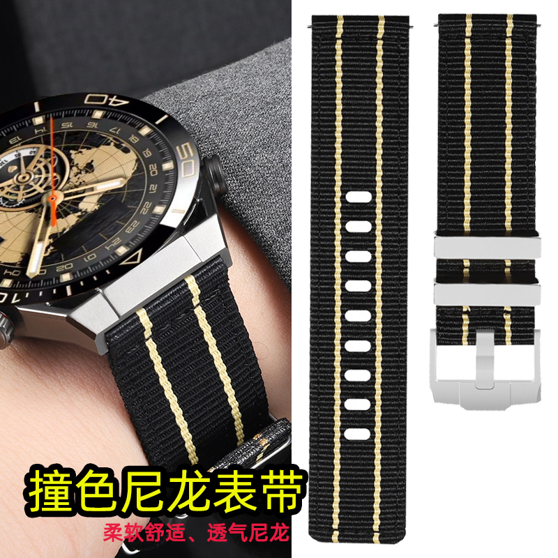适配原款黑武士阿玛尼手表带AR6008/1981/2432/2447/1970表带22mm