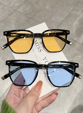 复古痞帅理工男情侣旅游墨镜