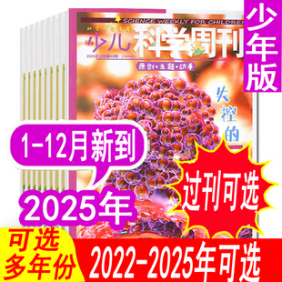 【全年套餐可选】少儿科学周刊少年版杂志2026年1/2月+2025年1-9/10/11/12月【可全年订阅 】9-12岁青少年儿童科学画报科普过期刊