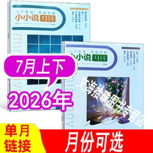 【全年套餐可选】小小说月刊杂志2026年1/2/3/4/5/6/7月/2025年1-8/9/10/11/12月+2024年等可选 小说故事过期刊短片微型文章小说类