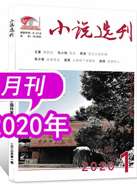 小说选刊杂志2020年1月《笑的风》王蒙《骨肉》马小淘《投案经过》杨少衡 中长篇文学非当代十月人民文学收获