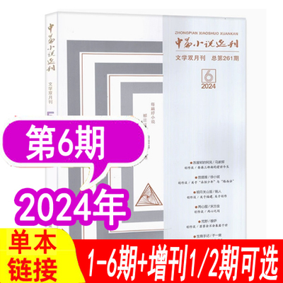 中篇小说选刊杂志2024年
