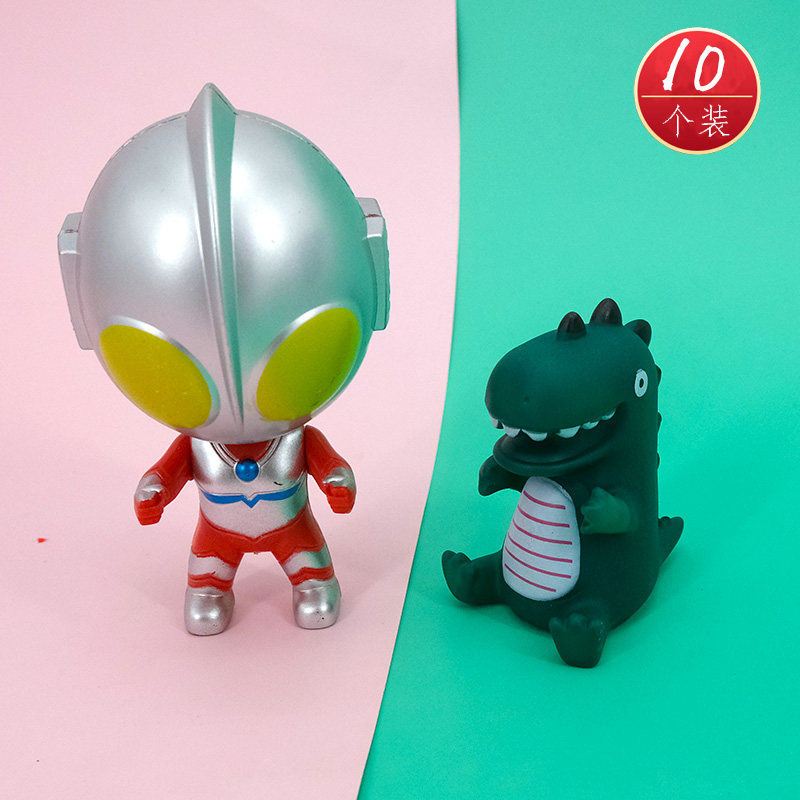 男宝宝周岁百天蛋糕装饰布置插牌otm小怪兽奥特曼烘焙装扮摆件