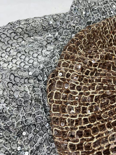 花边面料5码 新款 高档礼服立体水溶蕾丝布料精美绣线刺绣满幅服装