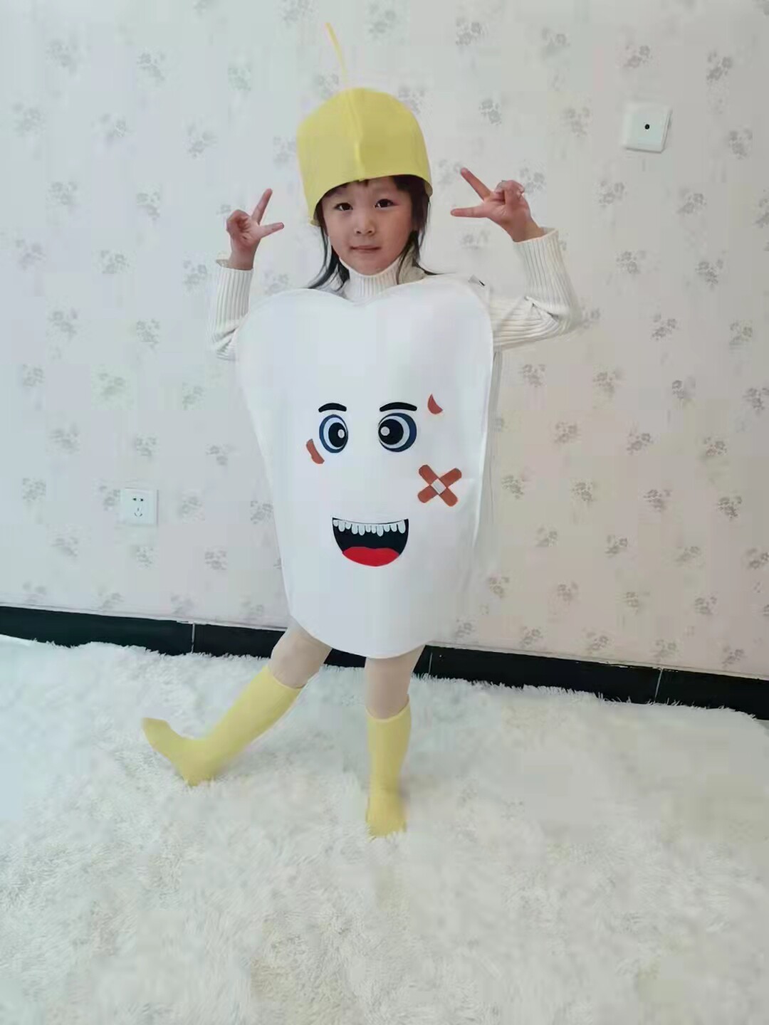 病菌病毒牙虫牙细菌大战表演服