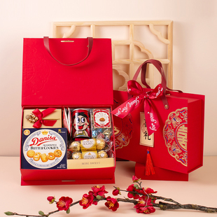 中式结婚喜糖礼盒装成品含糖婚糖伴娘婚礼伴手礼回礼谢礼成品礼包