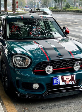 22迷你MINIF60车贴拉花countrymAan乡下人车身贴JCW车门机盖装饰