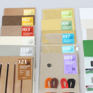 日本Traveler'sNotebook TN旅行者笔记本活页本芯配件TRC