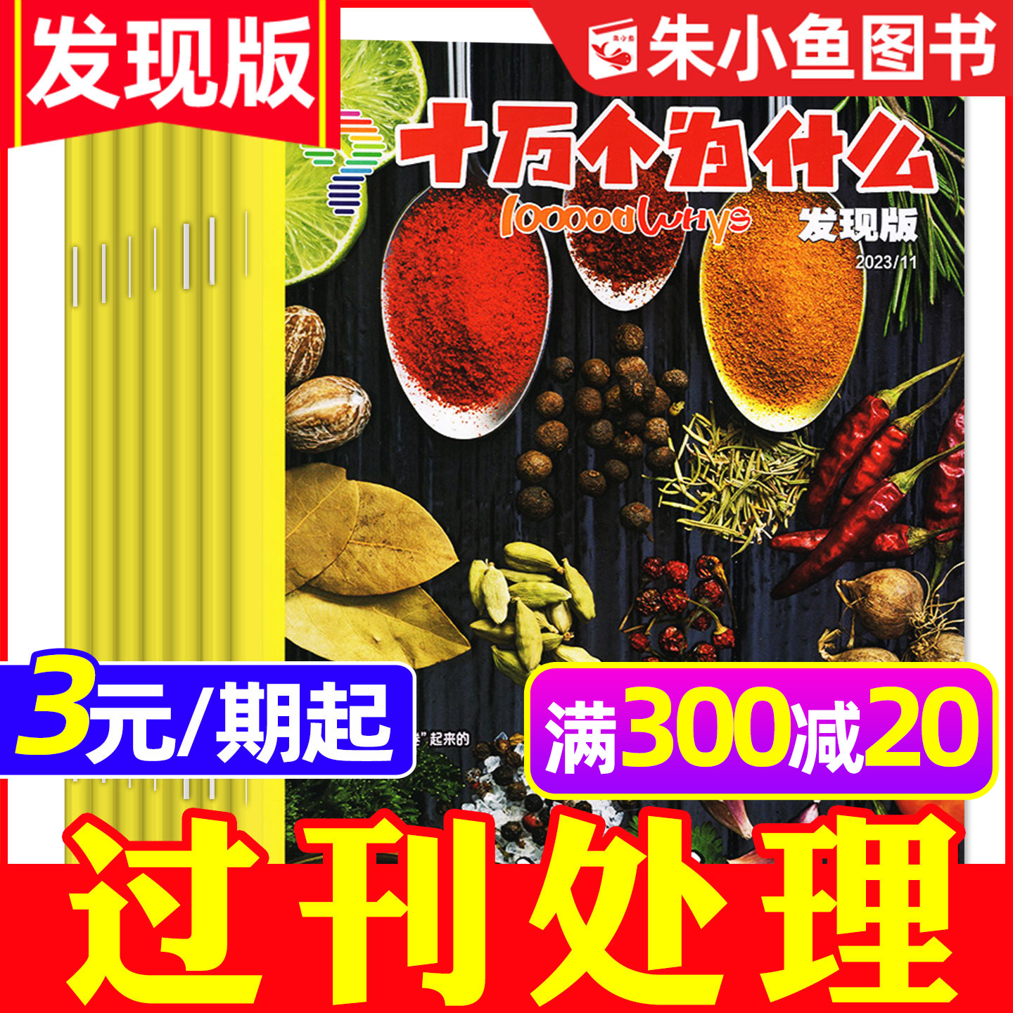 【3元/期起】十万个为什么杂志发现版2023/2024年1-12月期间 7-12岁小学生科学科普自然探索启蒙非2026过刊