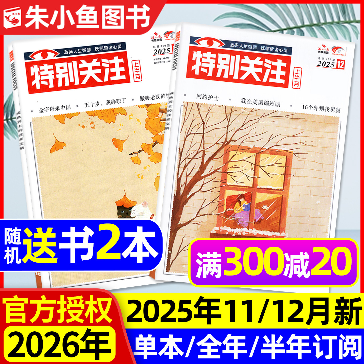 特别关注2025年11/12月/2026订阅