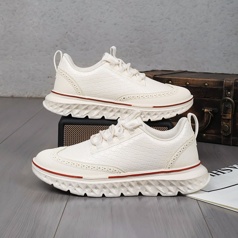 休闲风男士白色系带运动鞋男46特大码47轻盈缓震透气百搭休闲鞋48,流行男鞋,时尚休闲鞋,淘宝优惠券,粉丝福利购,淘宝优惠卷