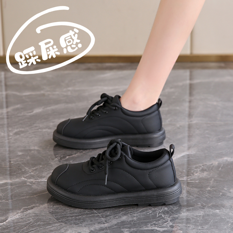 真皮防水运动鞋41码小黑鞋